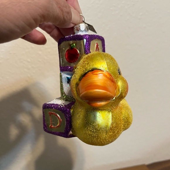 Sparkle Bright by Radko Glass Duck Ornament - Picture 6 of 10